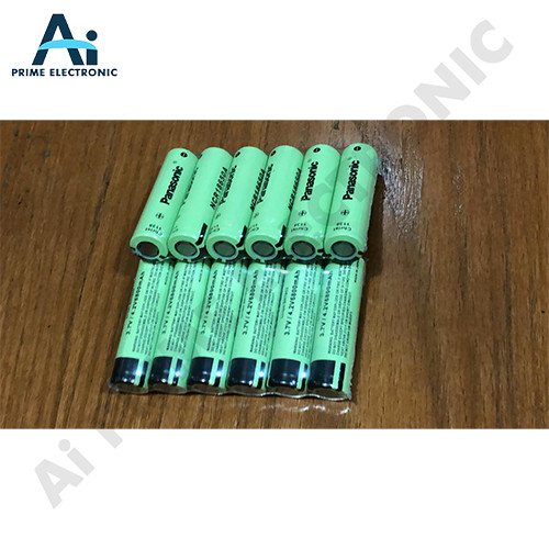 ORIGINAL PANASONIC Baterai Flat Top 18650 3.7V/4.2V 6800mAh