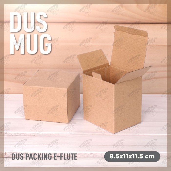 

BOX KARDUS Baru MUG / GELAS 8.5x11x11.5 cm DUS PACKING E-FLUTE