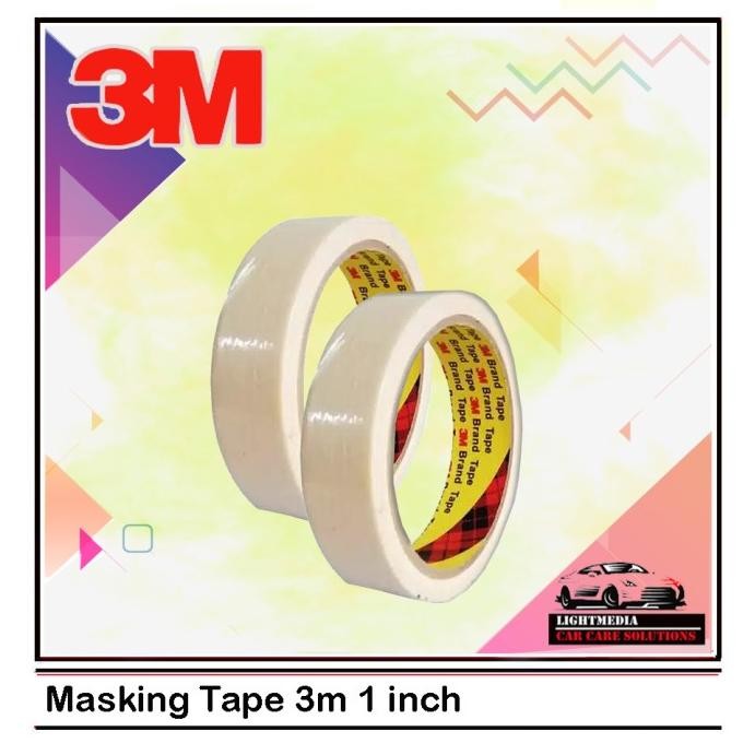 

Lakban Kertas 3M 2210 24mmx19m / 3m Masking Tape