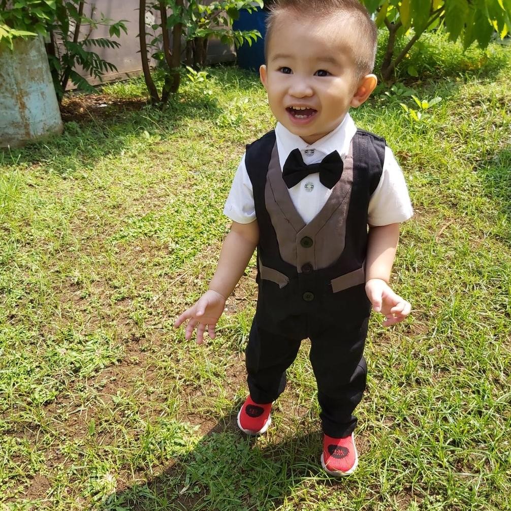 Gior Setelan Ukuran Besar 2 Tahun - 5 Tahun Jas Pesta Rompi Jas Vest Baju Anak Laki Laki Rompi