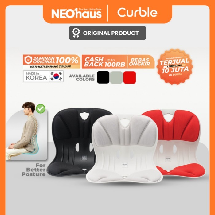 Ready Stock Curble Chair Wider / Kursi Penopang Badan / Kursi Curble Korea