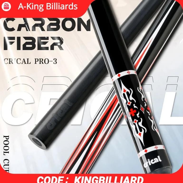 cricalpool cue stick carbon fiber billiard cue sticks professional low deflection pool sticks with 3