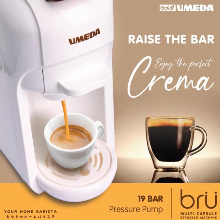 Jakala Umeda Bru Mesin Kopi Multi Kapsul / Nespresso Capsule Coffe Maker - Mesin Pembut Kopi - Coffe