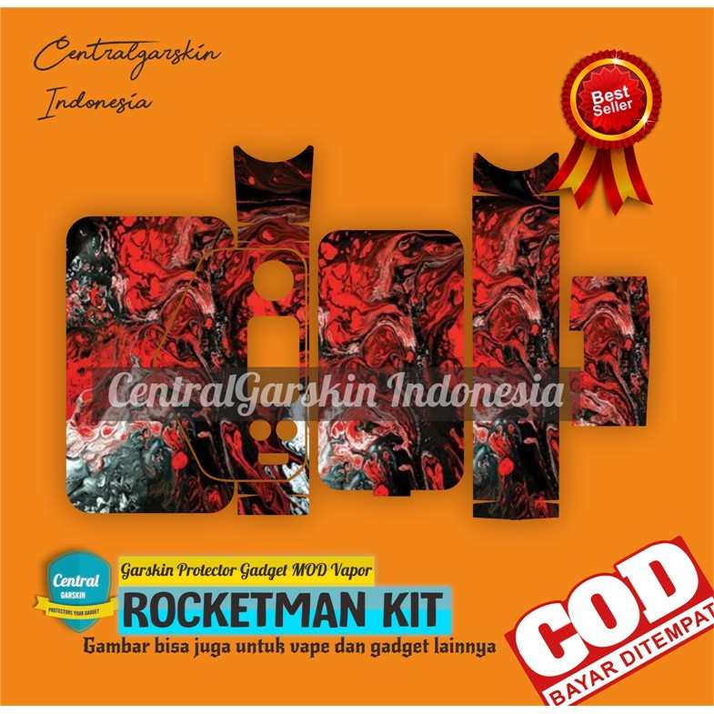 Promo2pcs - Rocketman Kit Terlaris Garskin Stiker/not Case Premium Quality CustomCOD