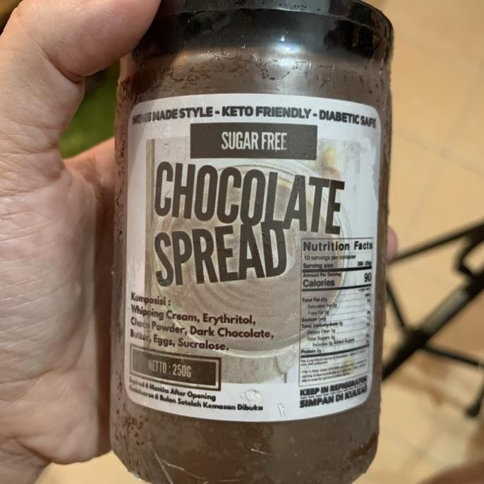 

Selai Coklat Keto Chocolate Spread lowcarb