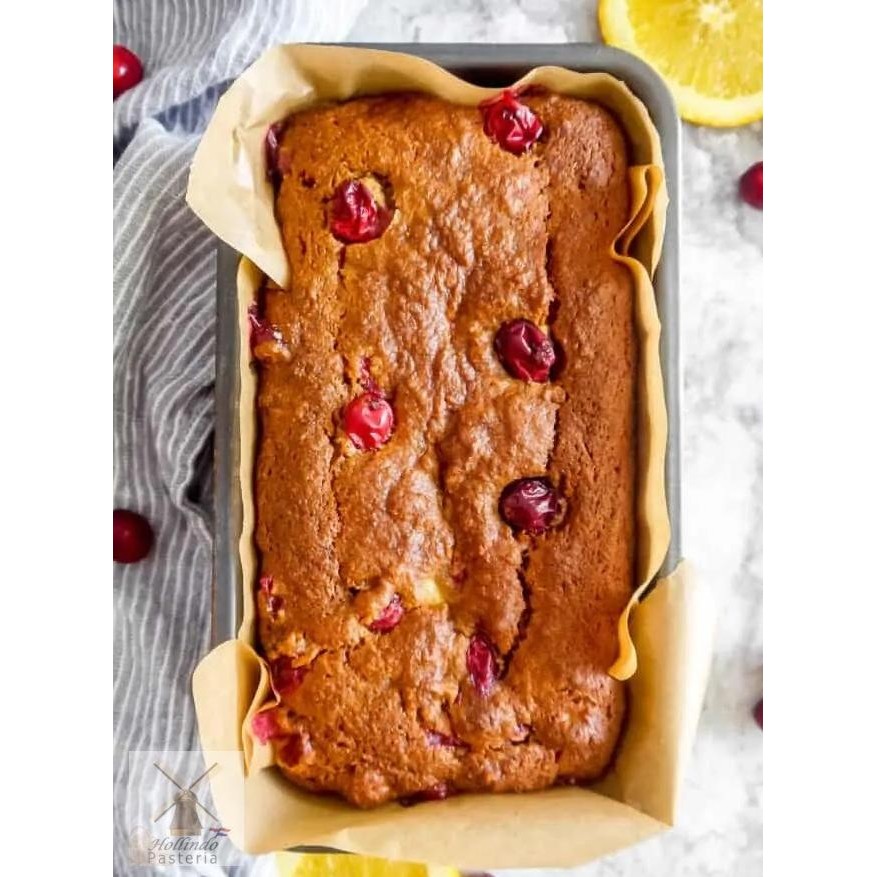 

Healthy Cranberry Orange Banana Bread (Dairy-free, Gluten-free)