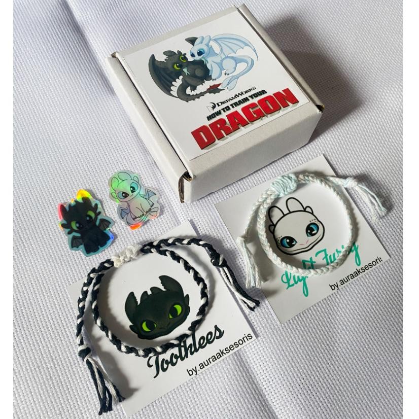 gelang couple night fury & light fury Bracelets