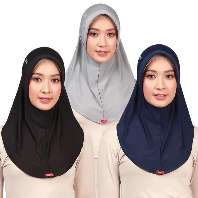 ZOYA Bergo Sora Kerudung Instan Hijab Jilbab Bergo Sporty