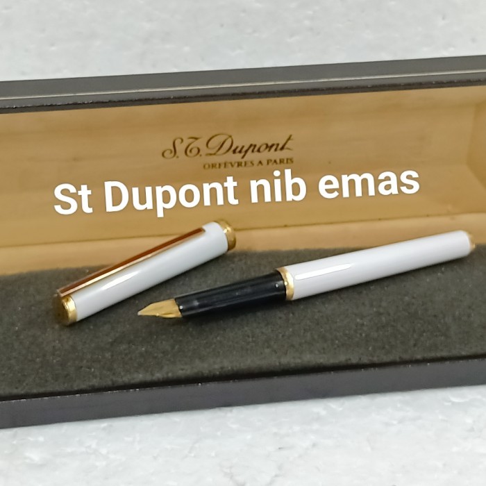 

Farizal - Pena St Dupont Fountain Mata Nib Emas Original No Pilot Pelikan Platinum Sailor Waterman