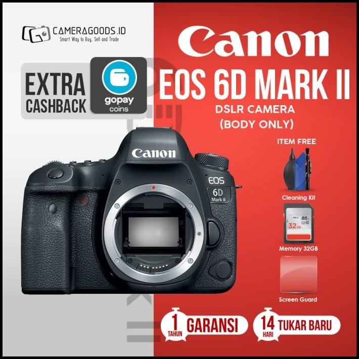 ( Camera Goods ) New Canon Eos 6D Mark Ii Body Only - Limited Stock