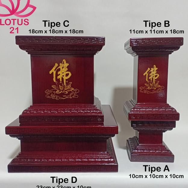 Dudukan Rupang / Dudukan Patung Dewa Kayu