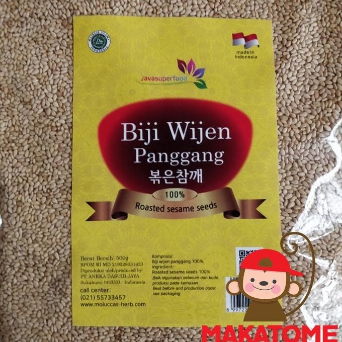 

Biji Wijen Panggang 500gr Javasuperfood 500g 500 g gr java super food GLM