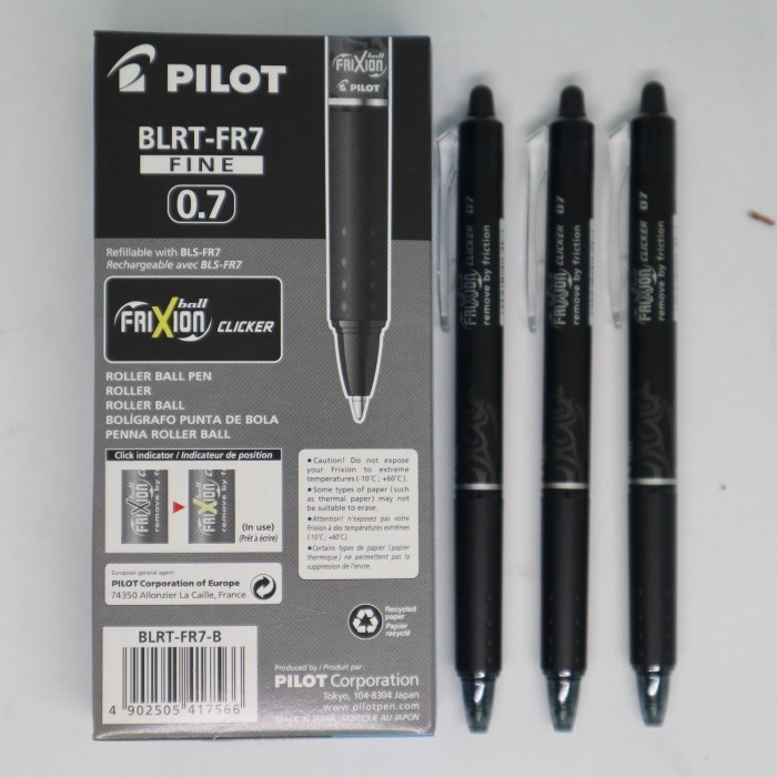 

Ready ( 12 Pcs ) Pen Pilot Frixion 0.7