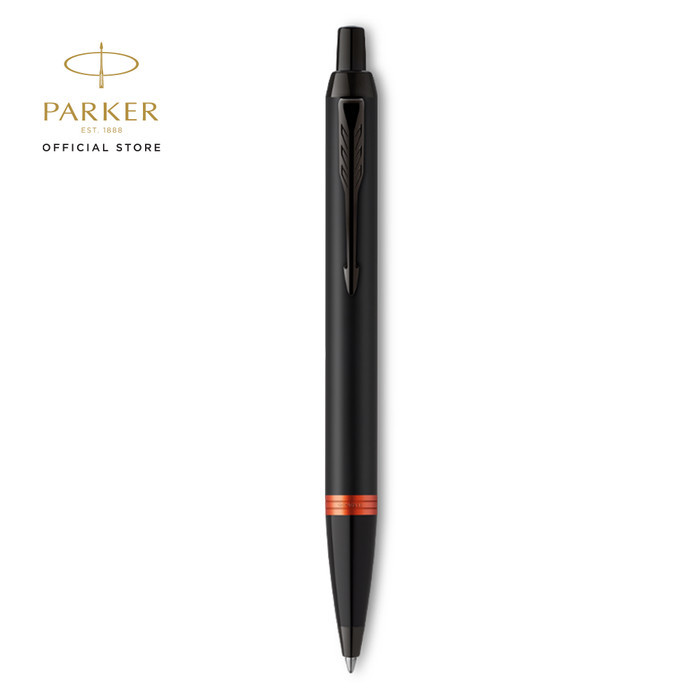 

Ready Parker IM Flame Orange Ring Black Trim Ballpoint