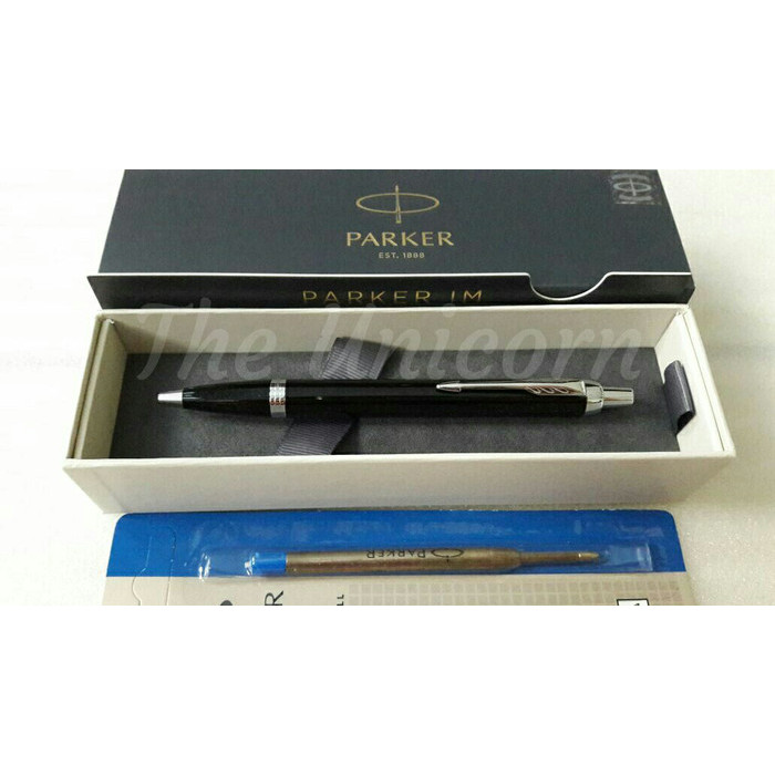 

Ready Paket 1 Klik: 1pcs Parker IM Black CT Ballpoint+1pcs Refill Ballpoint