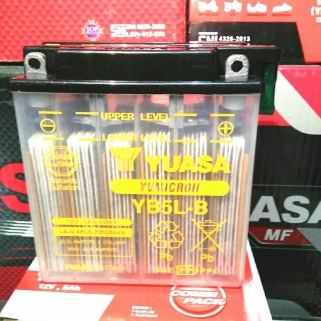Ready AKI MOTOR HONDA SUPRA LAMA ASTREA GRAND FIT X FIT S YUASA YB5LB BASAH
