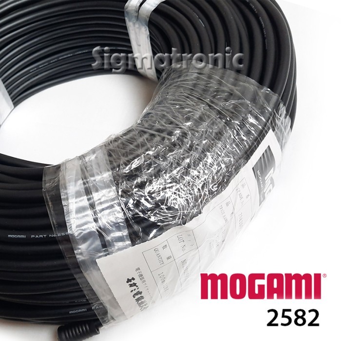 TERBARU - 1-Roll MOGAMI 2582 Original W2582 Balanced Microphone Cable Kabel