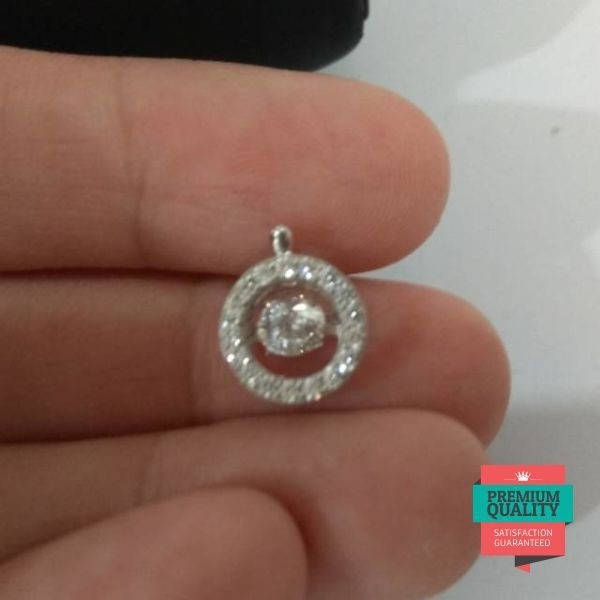 Murah Liontin emas asli kadar 750 model dancing stone Keren