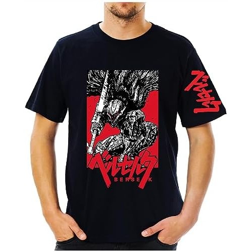 Kaos Grafis Azikbd Berserk Brand of Sacrifice, Alur Cerita Merah Disikat, Kaos Anime Aksi Manga, Neg