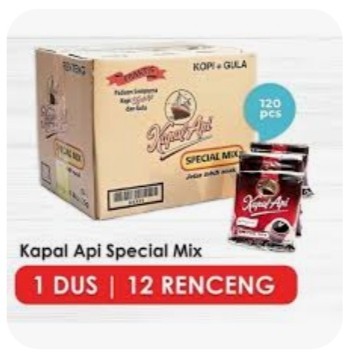 

Kapal Api special Mix Renceng 1 dus