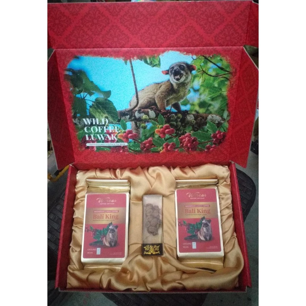 

KOPI LIAR LUAK COFFEE BALI KING WORCAS 100 GRAM GIFT BOX