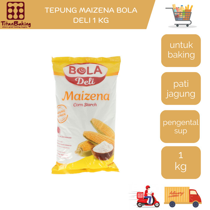 

Tepung maizena bola deli 1kg