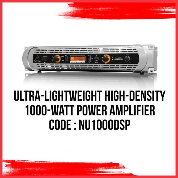 Behringer iNuke NU1000DSP Amplifier 500W x 2 Kanal