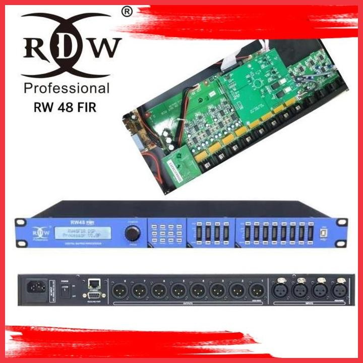 (SOU) DLMS DIGITAL SPEAKER MANAGEMENT RDW RW 48 FIR RW48 4 IN 8 OUT 4IN 8OUT