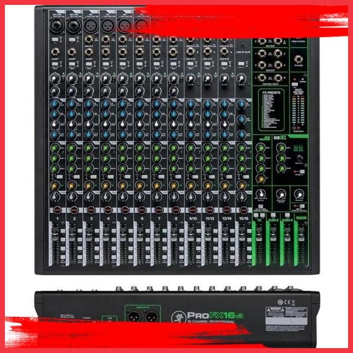 (SOU) MACKIE PRO FX 16 V3 16CH MIXER WITH USB AND EFFECTS