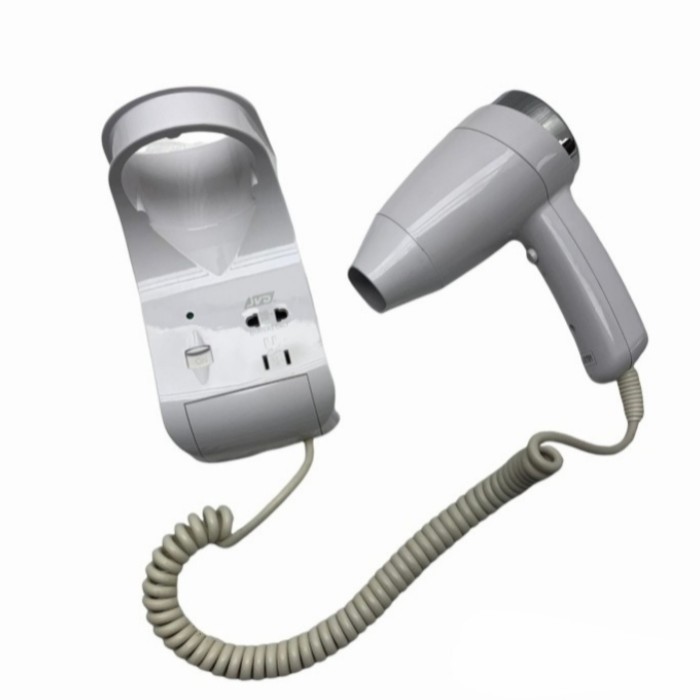 READY Hair Dryer JVD Oceanis White + Shaver Wall Mounted