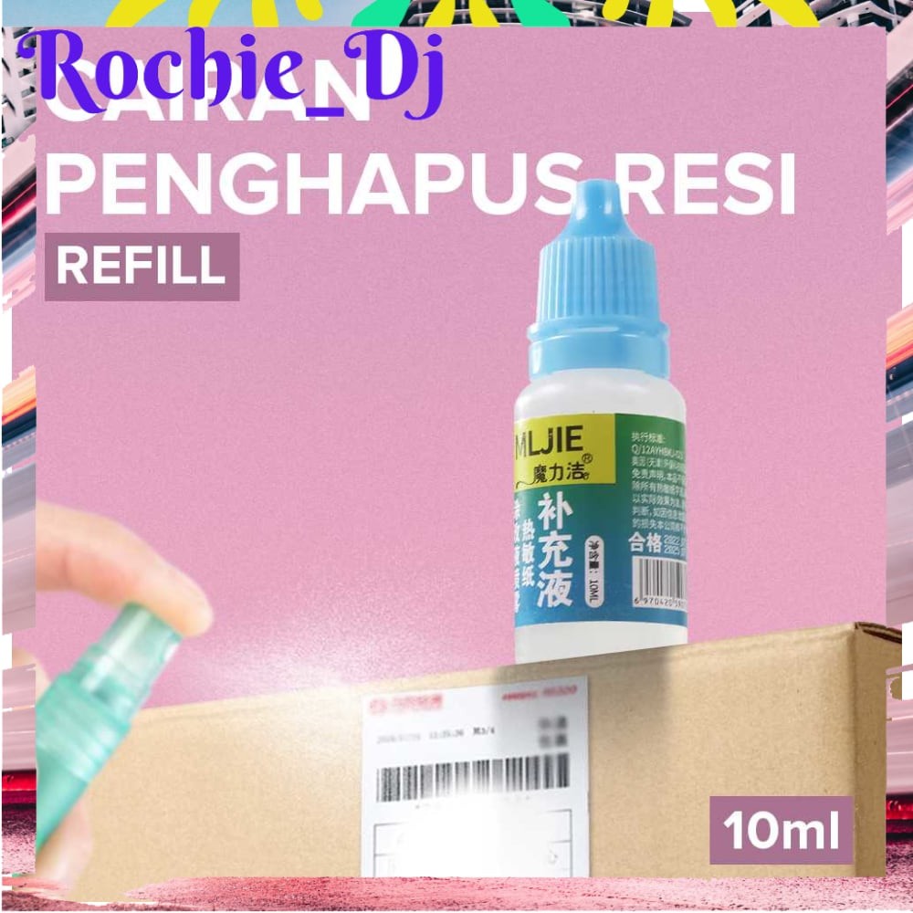 

MLJIE REFILL CAIRAN PENGHAPUS RESI TINTA THERMAL PAPER CORRECTION 10ML - N10