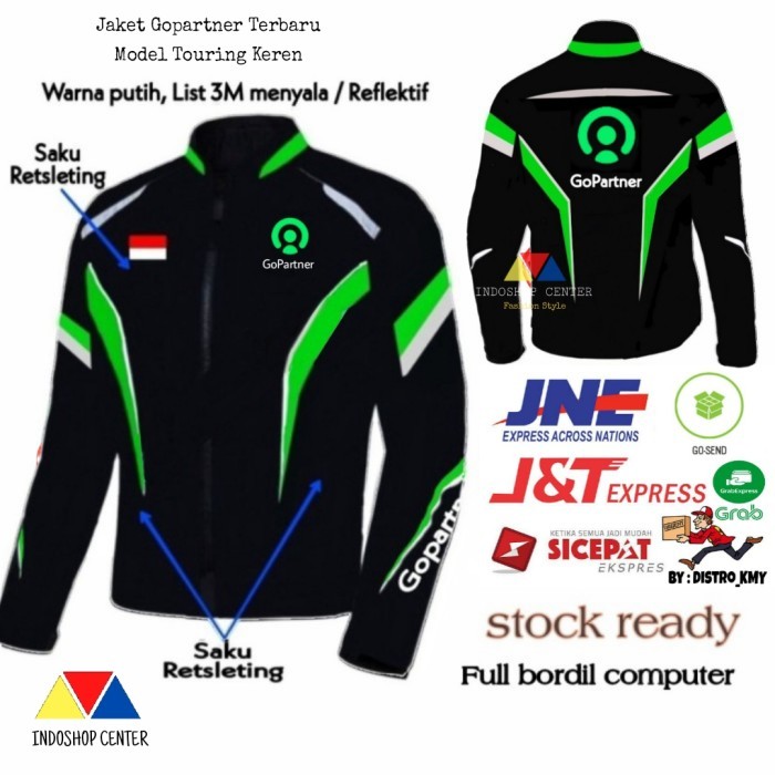 Cuci Gudang Jaket Gopartner Terbaru Model Touring
