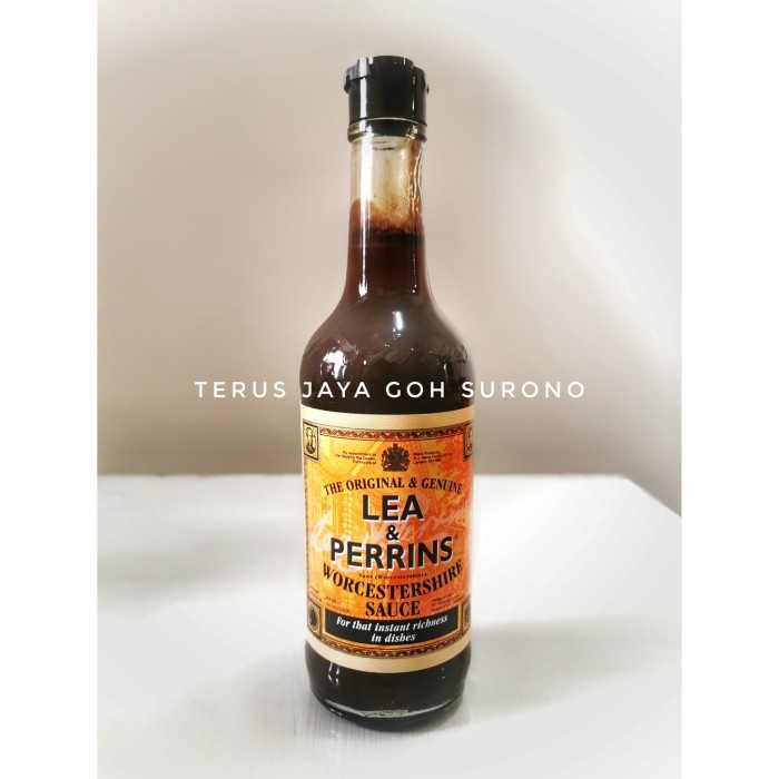 

TERBARU LEA & PERRINS KECAP INGGRIS WORCESTERSHIRE SAUCE GOJEK GRAB ONLY