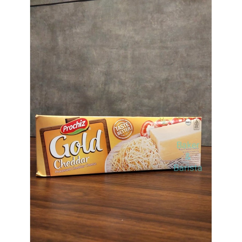 

TERBARU PROCHIZ GOLD CHEDDAR 2KG / 2 KG CHEESE / KEJU