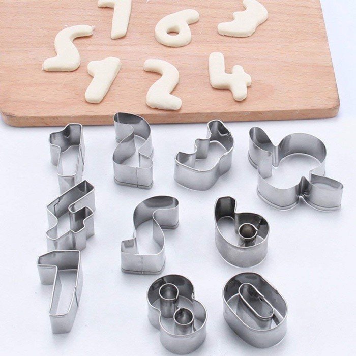 

TERBARU NUMBER CUTTER STAINLESS / CUTTER COOKIES PUDDING FONDANT ANGKA STAINLESS