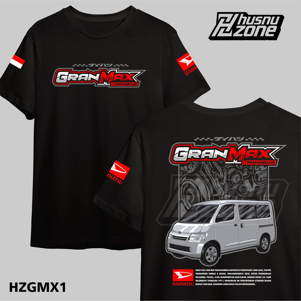 Kaos Baju Otomotif Driver Sopir Mobil Daihatsu Gran Max Minibus