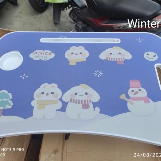 Meja Laptop Lipat / Meja Laptop UK 4070cm/Meja Belajar Anak KS