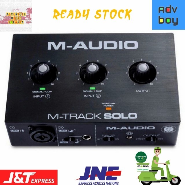 Ready M AUDIO M TRACK Solo Soundcard Audio Interface M-Audio M-Track Solo