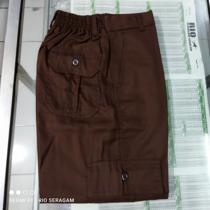 Celana PDL sd warna hitam & pramuka