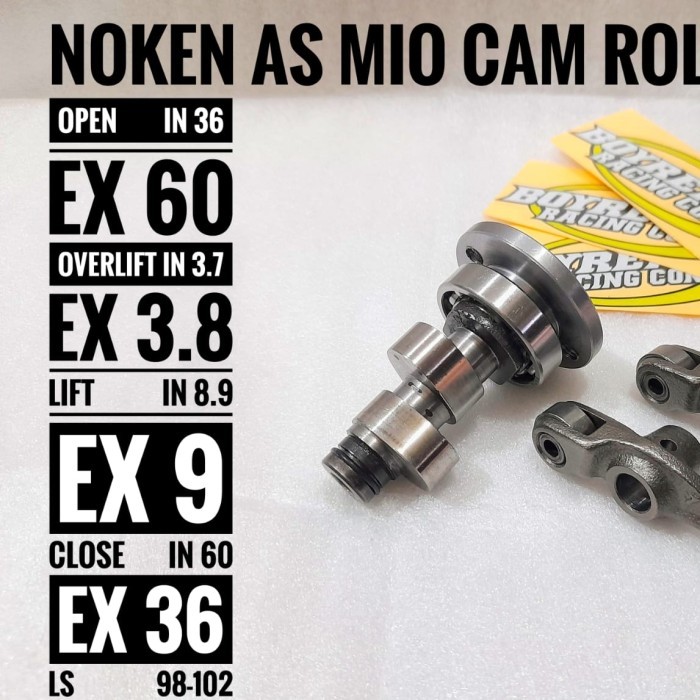 NOKEN AS RACING MIO ROLLER PNP 130CC/150CC/200CC-BOYRENK RACING