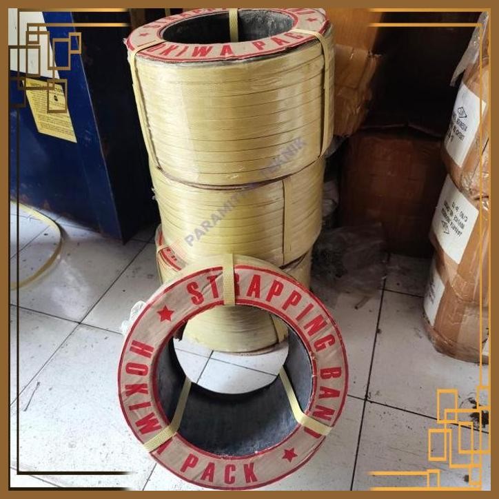 

[PMT] Tali strapping band 15 mm PVC 5/8" / straping klem packing plastik