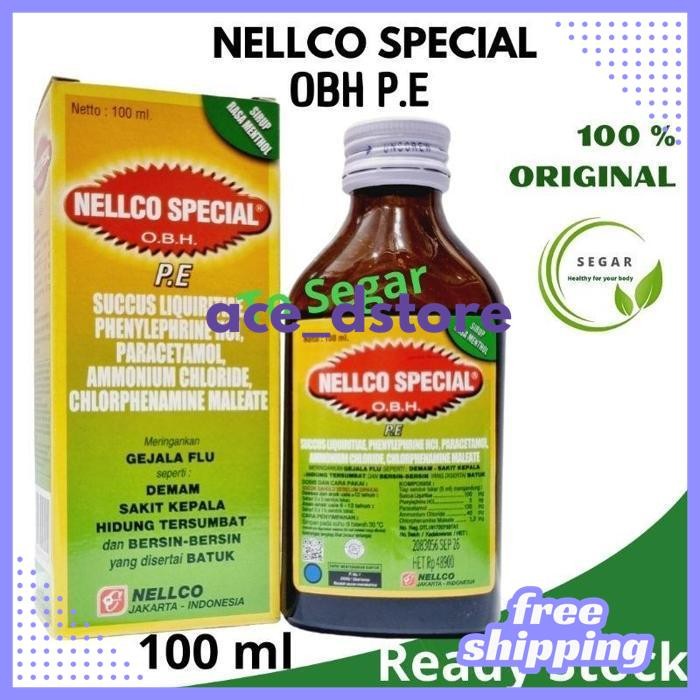 MURAH MERIAH OBH NELLCO NELCO SPECIAL  PE 100 ML OBAT BATUK BY ACE D'STORE 