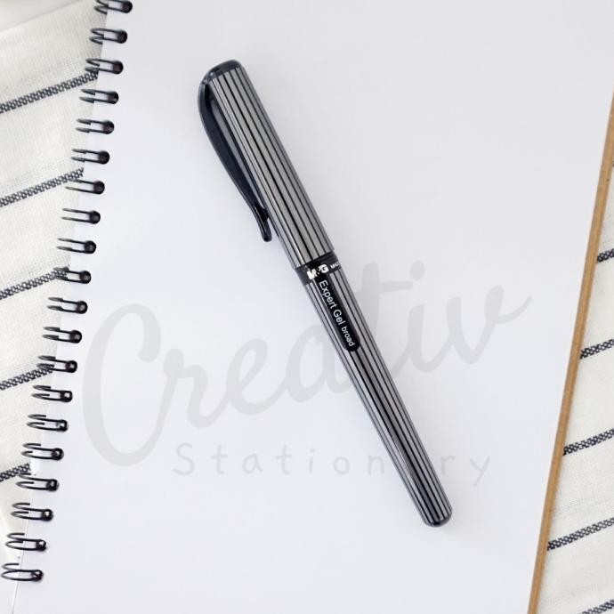 

M&G Sign Pen Bolpen Hitam 1.0 mm Stick Expert Gel Black Barrel