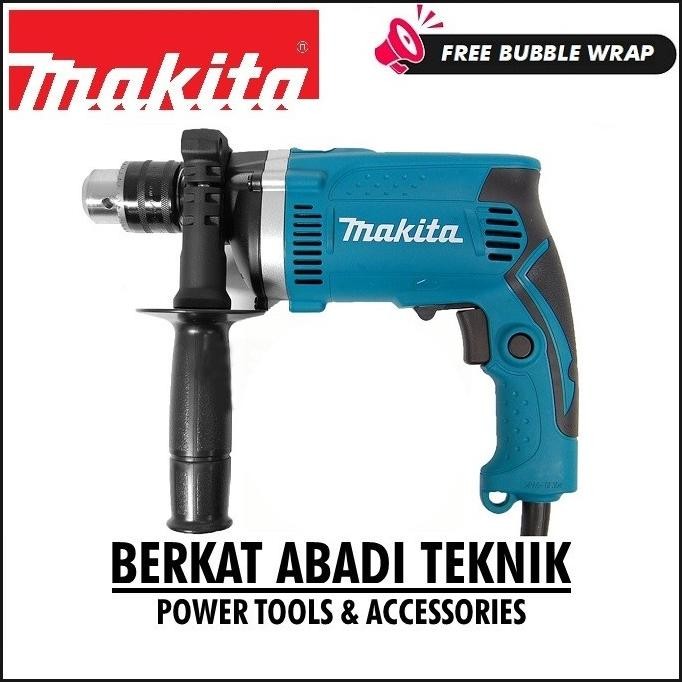 MAKITA HP 1630 Bor Listrik 13mm Tangan Impact Tembok Bolak Balik Mesin ABD