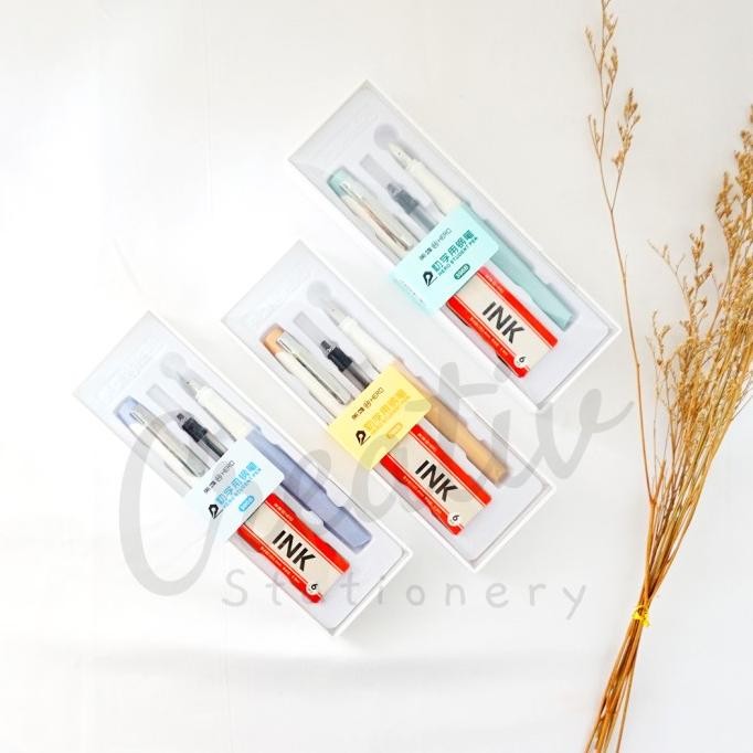 

BEBAS ONGKIR - HERO Student Fountain Pen Pena 396B Extra Fine Tip 0.5 Mm 0.38 Mm