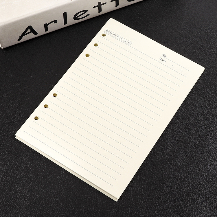 

[Grosir Bane] MINKYS Kertas Binder Loose Leaf Paper Refill 6 Lubang A5 80 Pages - MY5