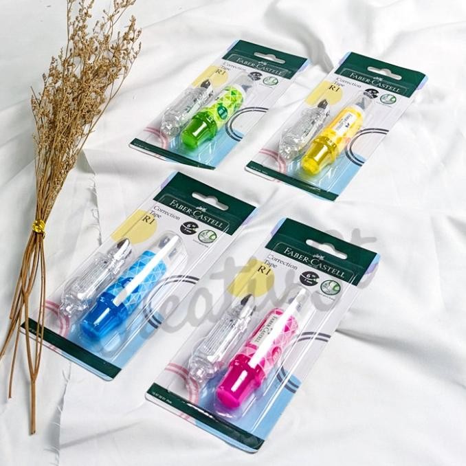 

TERBARU - Faber Castell Faber-Castell Correction Tape R1 1697 + REFILL Tip-Ex Ke