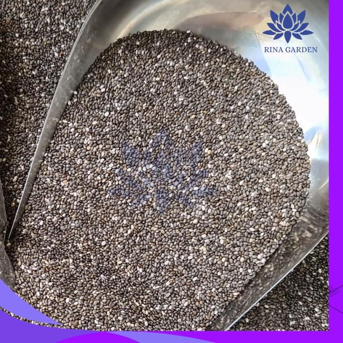 

ORGANIC BLACK CHIA SEED 1KG - CHIA SEEDS PREMIUM BEST PRODUK