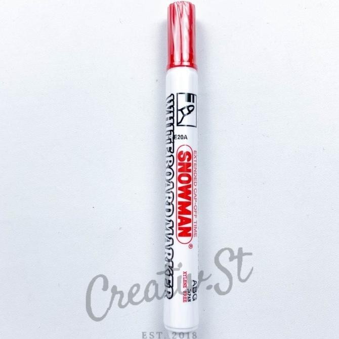 

Snowman Spidol White Board Papan Tulis ABG-12 Alcohol Based