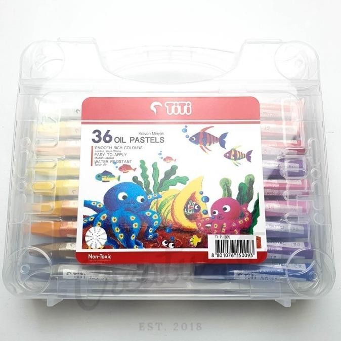 

TITI Crayon Oil Pastel 36 Warna Case